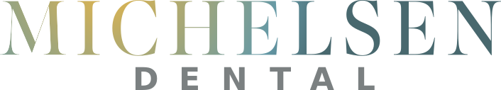 Stylized text reading Orange Dentist Michelsen Dental