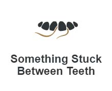 something stuck between teeth icon