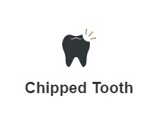 chipped tooth icon